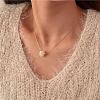 Natural Freshwater Pearl Flower Cluster Pendant Necklaces FS-WG55E71-01-3
