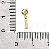 304 Stainless Steel Rhinstone Pendant STAS-H202-50G-I-3
