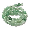 Natural Green Aventurine Nuggets Beads Strands G-L154-10-01-4