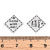 Tibetan Style Alloy Charms TIBE-N013-01AS-3
