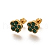 Ion Plating(IP) 304 Stainless Steel Stud Earrings EJEW-A118-09G-02-4