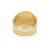 Snake Pattern Rack Plating Alloy Wide Band Rings RJEW-Q163-032A-RS-2