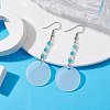 Blank Acrylic Dangle Earrings EJEW-JE05665-02-2