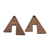 Walnut Wooden Pendants FIND-B042-21C-1