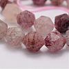 Natural Strawberry Quartz Bead Strands G-G970-13-12mm-3