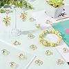 SUNNYCLUE 70Pcs Hollow Acrylic Beads Caps DIY-SC0025-77B-4
