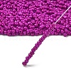 Baking Paint Glass Seed Beads SEED-S002-K21-4
