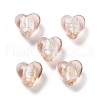 Handmade Silver Foil Lampwork Glass Beads LAMP-Q005-06H-1