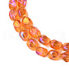 Electroplate Glass Beads Strands EGLA-N008-016-A05-3