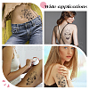 CRASPIRE 20 Sheets 20 Styles Water Proof Body Art Tattoos Stickers AJEW-CP0008-24B-5