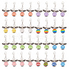 Resin & Glass Pendant Decoratons HJEW-GO00029-1