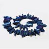 Electroplated Natural Quartz Crystal Beads Strands G-A142-03O-2