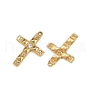 304 Stainless Steel Rhinestone Pendants STAS-L290-38G-2