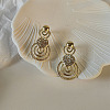 Vortex Alloy Crystal Rhinestone Pendant Necklaces & Stud Dangle Earrings Sets FS-WG07C5B-01-5