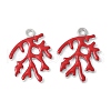 Alloy Enamel Pendants PALLOY-E775-01B-1