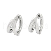 304 Stainless Steel Huggie Hoop Earrings for Women EJEW-C096-42P-01-2
