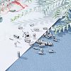 Unicraftale 40Pcs 4 Style 304 Stainless Steel Cord Ends STAS-UN0029-93-3