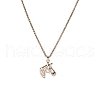 Stainless Steel Enamel Horse Pendant Necklaces PV1429-1-1