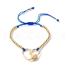 Adjustable Nylon Thread Braided Bead Bracelets Sets BJEW-JB06438-02-4