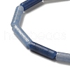 Dyed & Heated Natural Blue Aventurine Beads Strands G-D464-38-3