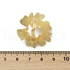 Brass with ABS Plastic Pearl Cuff Rings for Women RJEW-M075-01G-5