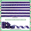 AHADERMAKER 6 Styles Baseball Theme Polyester Ribbon OCOR-GA0001-97-2