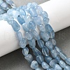 Natural Aquamarine Beads Strands G-D0004-A02-04A-5