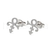 Non-Tarnish 304 Stainless Steel Stud Earrings EJEW-K285-02P-1