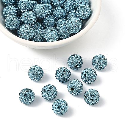 Pave Disco Ball Beads RB-Q195-10mm-202-1
