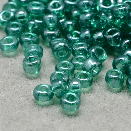 6/0 Grade A Round Glass Seed Beads SEED-Q011-4mm-F520-1