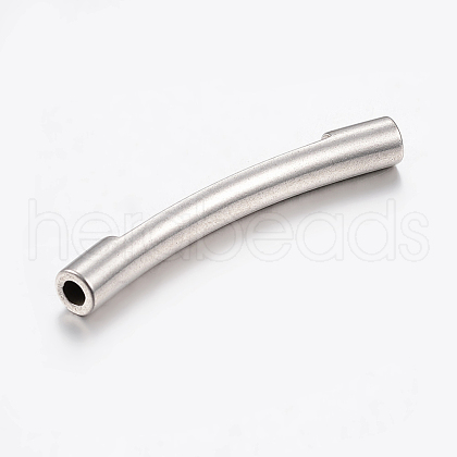 Tarnish Resistant 304 Stainless Steel Tube Beads X-STAS-K172-03P-1
