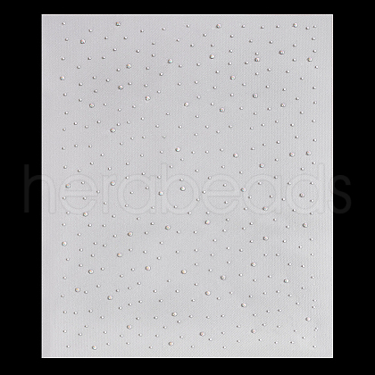 Glitter Hotfix Rhinestone Sheet DIY-WH0308-441A-1