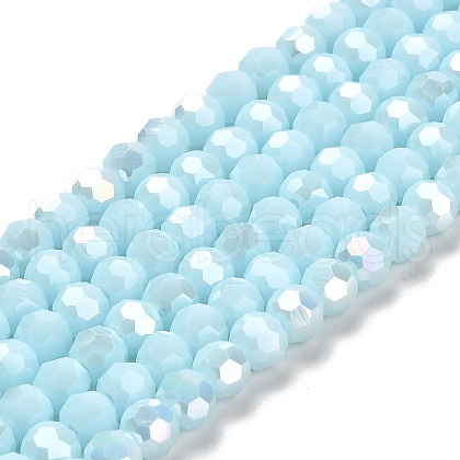 Opaque Glass Beads Stands X-EGLA-A035-P6mm-B10-1
