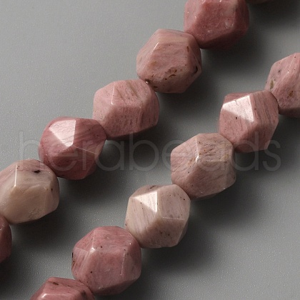 Natural Rhodonite Beads Strands G-WH0021-42B-1