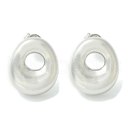 Rack Plating Brass Earrings EJEW-S222-01P-O-1