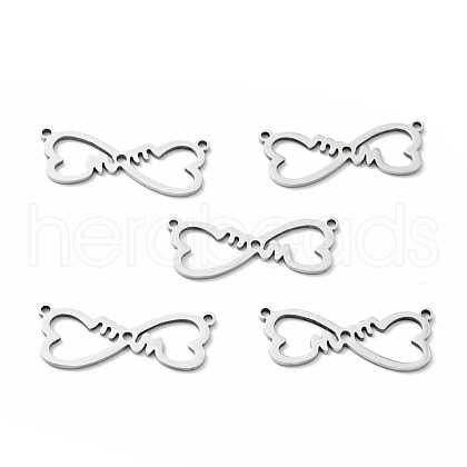 Mother's Day Tarnish Resistant 304 Stainless Steel Links Connectors STAS-C051-06P-1