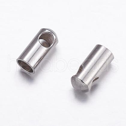 Tarnish Resistant 304 Stainless Steel Cord Ends STAS-P161-09-3mm-1