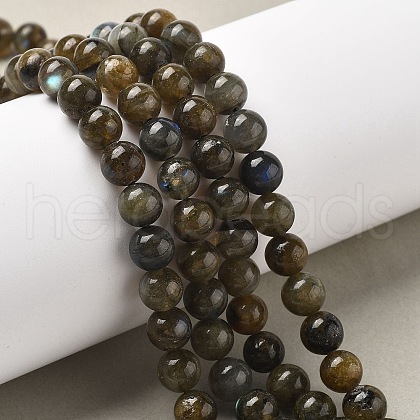 Natural Labradorite Beads Strands G-I253-01-1