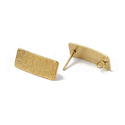 Ion Plating(IP) 304 Stainless Steel Stud Earrings EJEW-I284-23G-1