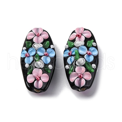 Handmade Lampwork Beads LAMP-K042-02C-1