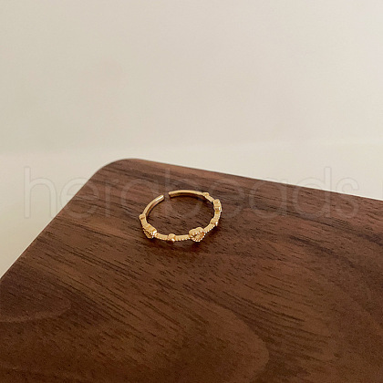 Brass Adjustable Cuff Rings FS-WG10586-06-1
