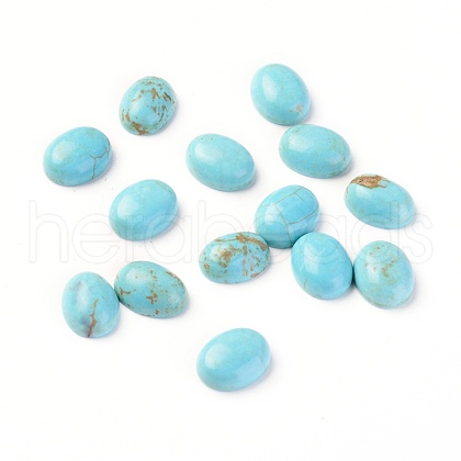 Natural Magnesite Cabochons TURQ-L031-038A-01-1