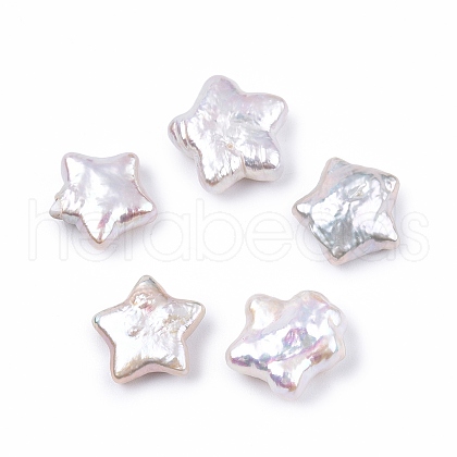 Natural Baroque Keshi Pearl Beads PEAR-N020-P20-1