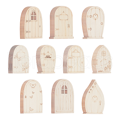  Wood Cabochons WOOD-NB0001-70-1