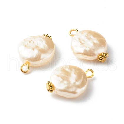 ABS Plastic Imitation Pearl Beads Pendant PALLOY-JF00834-1