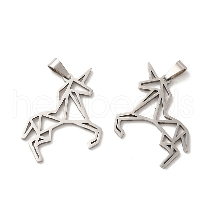 Non-Tarnish 201 Stainless Steel Pendants STAS-K251-051P-1