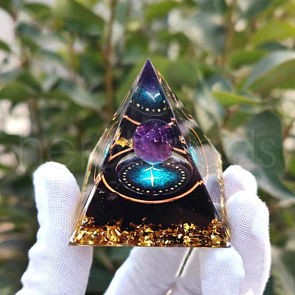 Orgonite Pyramid Resin Energy Generators PW-WG81790-06-1