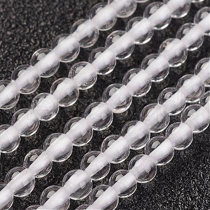 Natural Quartz Crystal Bead Strand G-G680-23-1