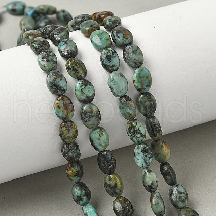 Natural African Turquoise(Jasper) Beads Strands G-Z006-A42-1