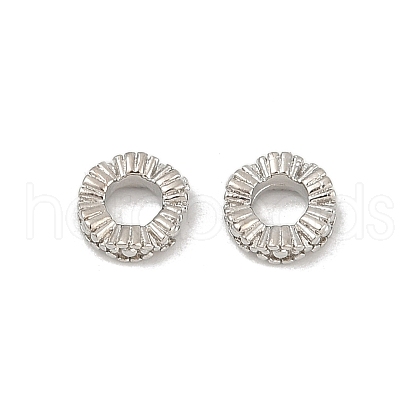 Brass Spacer Beads KK-D375-21P-1